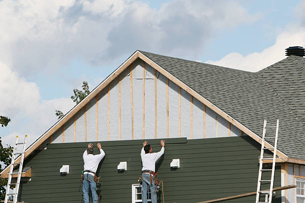 Professional Siding Contractor technician working in West End, NC